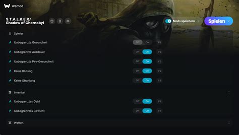 S T A L K E R Shadow Of Chernobyl Cheats Und Trainer F R Pc Wemod