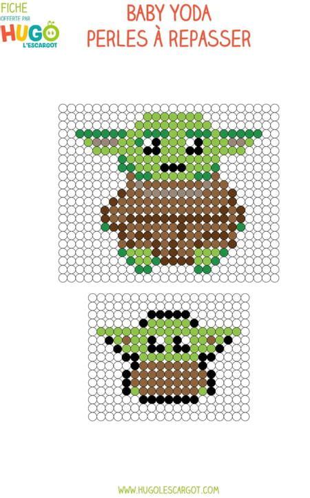 Mod Le Baby Yoda Perles Repasser Perles Repasser Motifs Perles