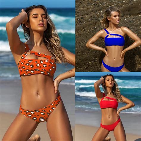 Micro Bikini 2019 Plus Size Swimsuit Off Shoulder Swimwear Women Female