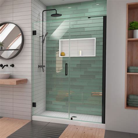 Dreamline Unidoor Ls 47 48 In W X 72 In H Frameless Hinged Shower