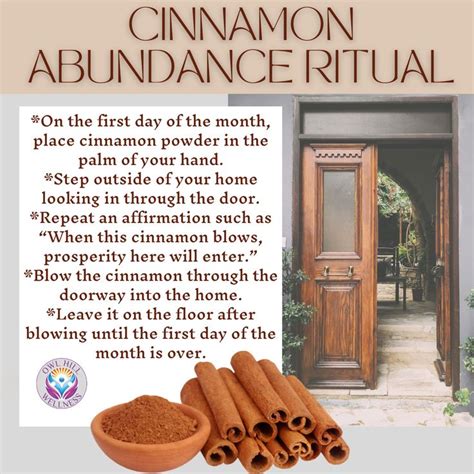 Cinnamon Abundance Cinnamon Ritual Abundance Ritual Cinnamon Uses