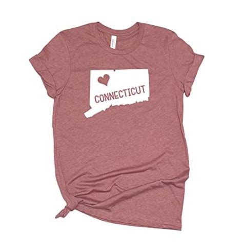 Connecticut State Home T Shirt Womens Unisex T Shirt