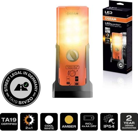 OSRAM LEDSL103 LEDguardian TRUCK FLARE Signal TA19 Waarschuwingslicht