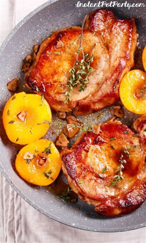 Instant Pot Pork Chops In Spicy Peach Sauce Artofit