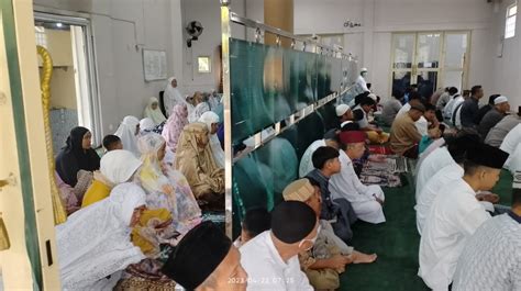 Salat Ied Di Masjid Nurul Islam Villa Gardena Palembang Bilal Polisi