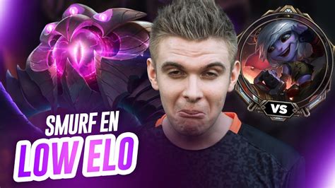 SoloQ Smurf SMURF EN LOW ELO Master Vel Koz Contre Tristana YouTube