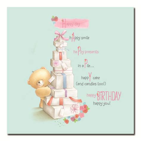 Pin By Viviënne Van Hattum On Forever Friends Bear Birthday Cards For