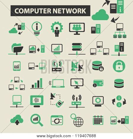 Computer Network Vector & Photo (Free Trial) | Bigstock