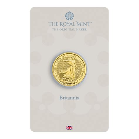 Britannia 2023 1 4 Oz Gold Bullion Coin In Blister The Royal Mint