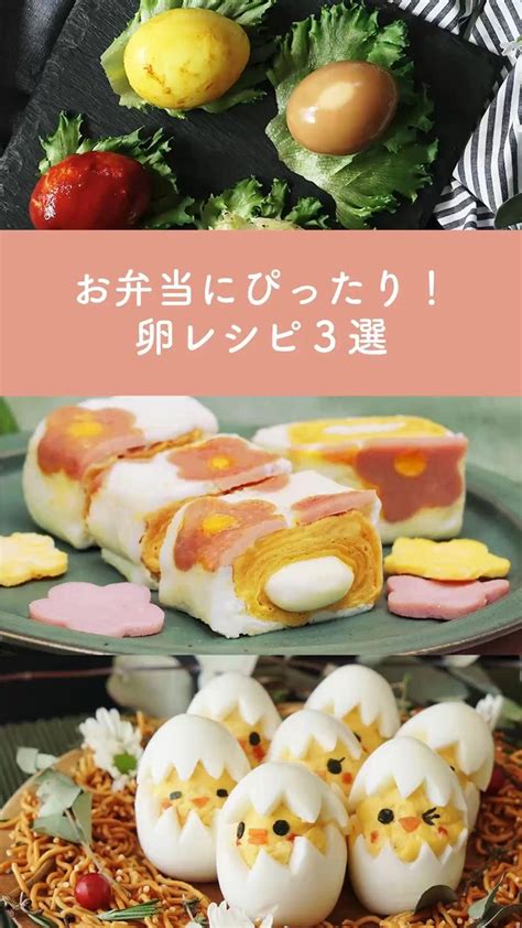 【お弁当にぴったり！】卵を使ったおかずレシピ3選 Japenese Food Food Cooking And Baking