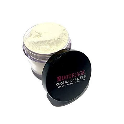 Rootflage Refill Jar Temporary Root Touch Up Powder And Hair Color Light