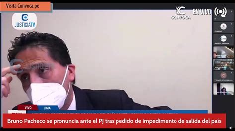 En Vivo Impedimento De Salida Del País Para Bruno Pacheco Evalúa El Pj