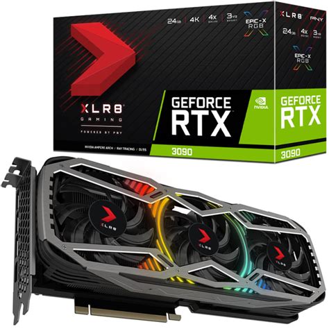 PNY RTX 3090 24GB XLR8 Gaming REVEL EPIC X RGB Triple Fan Edition