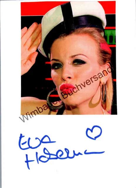 ORIGINAL AUTOGRAMM EVA Habermann Autogramm Autograph Signiert