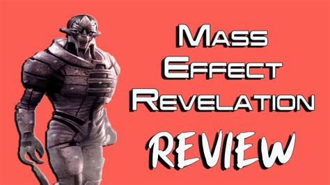 Book Review Mass Effect Revelation Youtube