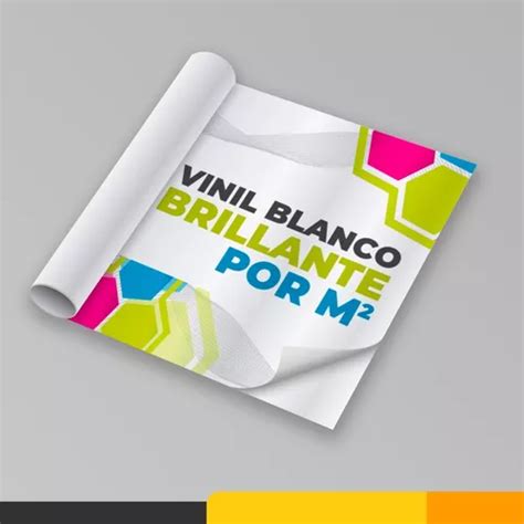 Vinil Blanco Brillante Impreso Impresi N Alta Resoluci N M Meses Sin