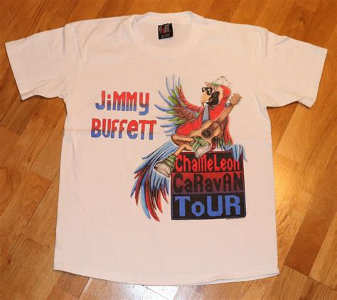 1993 JIMMY BUFFETT Vtg Rock Concert Tour Tee T Shir Gem