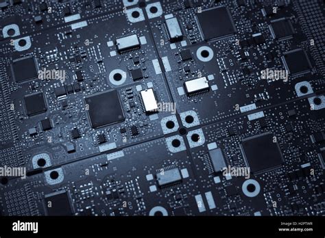 Close Up Image Of An Electronic Circuit Board Stock Photo Alamy