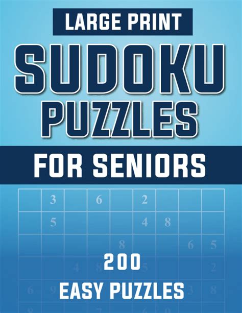 Easy Sudoku For Seniors Easy Extra Large Print Easy Sudoku Puzzles