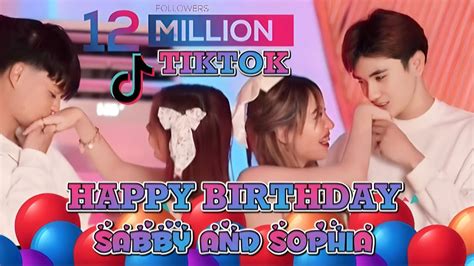 Happy Birthday Sabby And Sophia Thank You 12 Million Celebrit Sa Tiktok