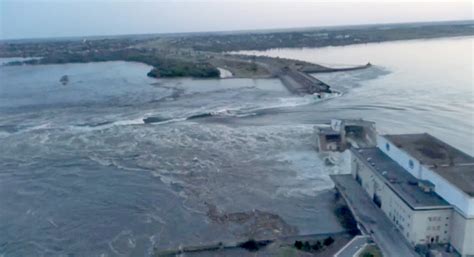 Satellite Images Show Nova Kakhovka Dam Was Damaged Days Before Collapse