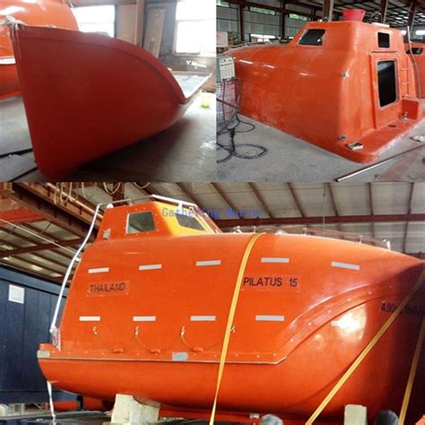 China Customized Free Fall Grp Lifeboat Solas Marine Lifeboats