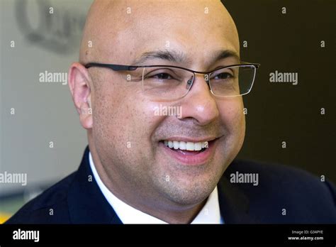 Canadian television journalist, Ali Velshi speaks to media before ...