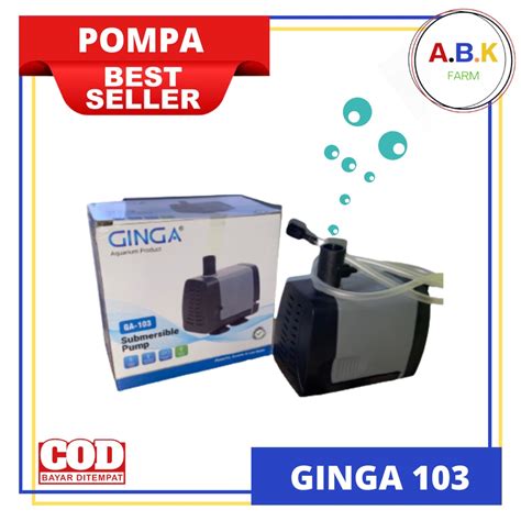 Jual GINGA GA 103 Pompa Air Celup Kolam Ikan Aquarium Aquascape GA103