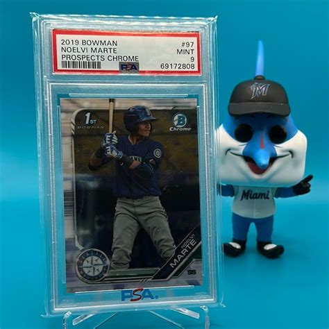 Bowman Noelvi Marte Chrome St Psa Seattle Mariners Cincinnati