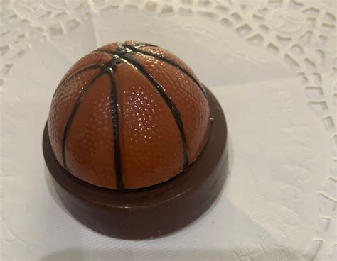 Chocolate Dipped Basketball Oreos Etsy