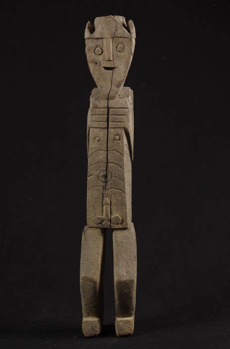 Ancestor Male Figure Wood Atoni Timor West Indonesia Male