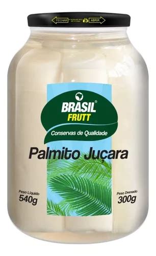 Palmito Ju Ara Tolete Brasil Frutt G Mercadolivre