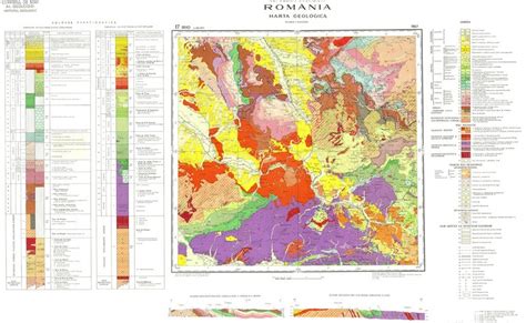 Harta Geologica A Romaniei Pdf Geologia Romaniei Ppt Geologia Rom