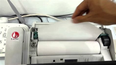 Cara Memasang Kertas Pada Mesin Fax Panasonic Tipe Kxft Youtube