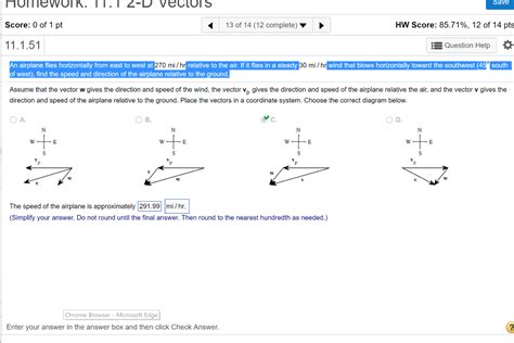 Solved An Airplane Flies Horizontally From East To West At Chegg