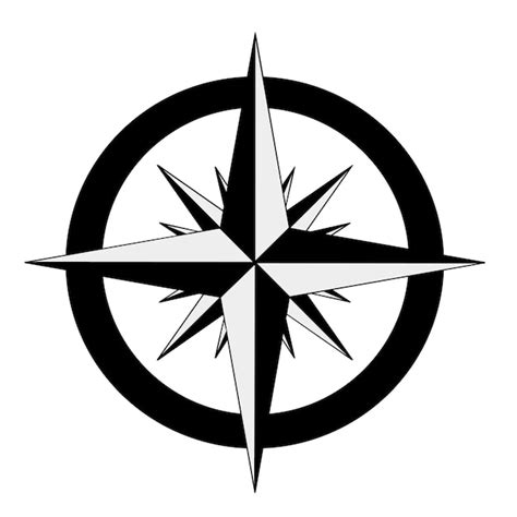 Premium Vector Basic Compass Rose