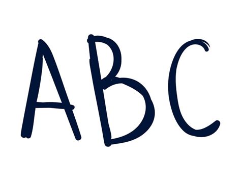 ABC Alfabeto Inglês Scribbles desenhado à mão ABC Scribble Set Vector