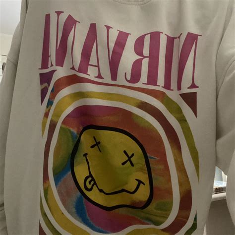 Nirvana Crewneck Size Large Oversized Fit No Depop