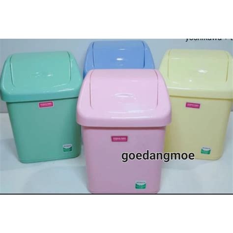 Jual Yoshikawa Tempat Tong Sampah Dustbin Tutup Ayun Swing Pi Pi