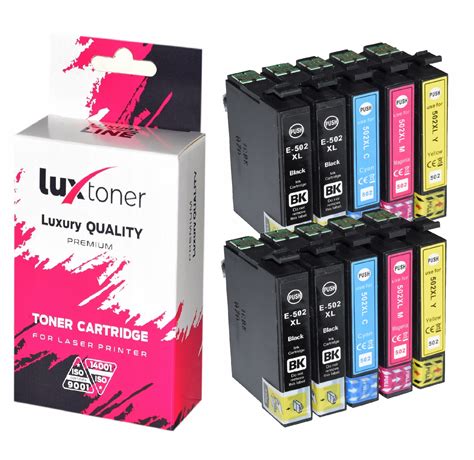 10X Tusze Do EPSON 502 XL XP 5100 WF 2800 WF 2860 Sklep Opinie Cena