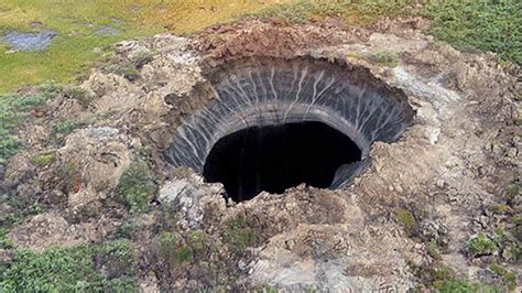 Mysterious Sinkhole Giant 30 Meter Wide Hole In Russia Found By Scientists Sinkhole