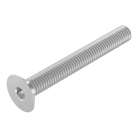 SECCARO Vite A Testa Svasata M5 X 40 Mm Acciaio Inox V2A VA A2 DIN