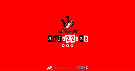 Persona 5 Logo Font Generator / Clock persona rainmeter phantomthieves ...