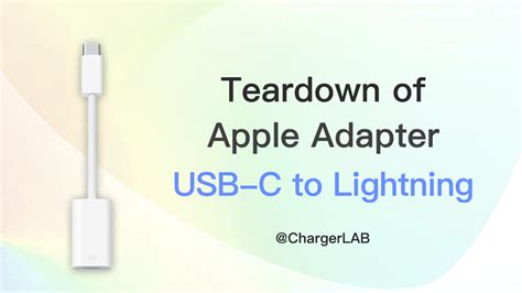 Teardown Of Apple Usb C To Lightning Adapter For Iphone And Accessories Chargerlab