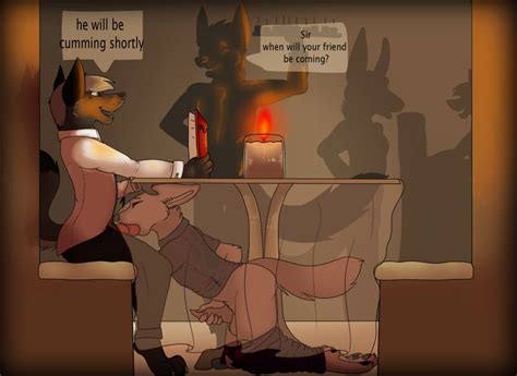 Rule 34 Anthro Candle Canine Clothed Clothing Dialogue English Text