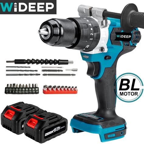 Chave De Fenda El Trica Sem Escova Cordless Impact Power Drill Home