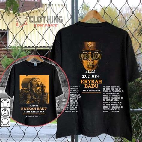 Erykah Badu 2023 Tour With Yasiin Bey Merch Erykah Badu Album Shirt