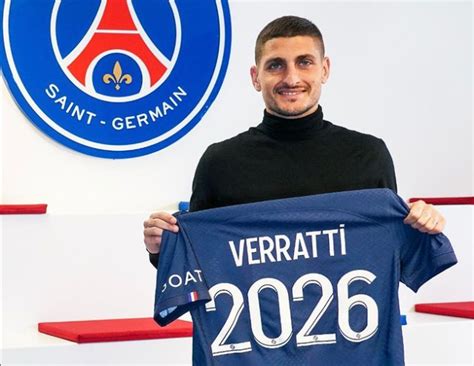 Marco Verratti Extiende Su Contrato Con El PSG Hasta El 2026