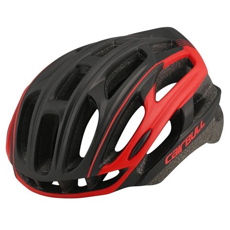 Casco Para Bicicleta Cairbull 4D PLUS Color Negro Y Rojo