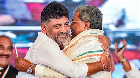 Power Sharing Means Cong Names Siddaramaiah Ktaka Cm Shivakumar